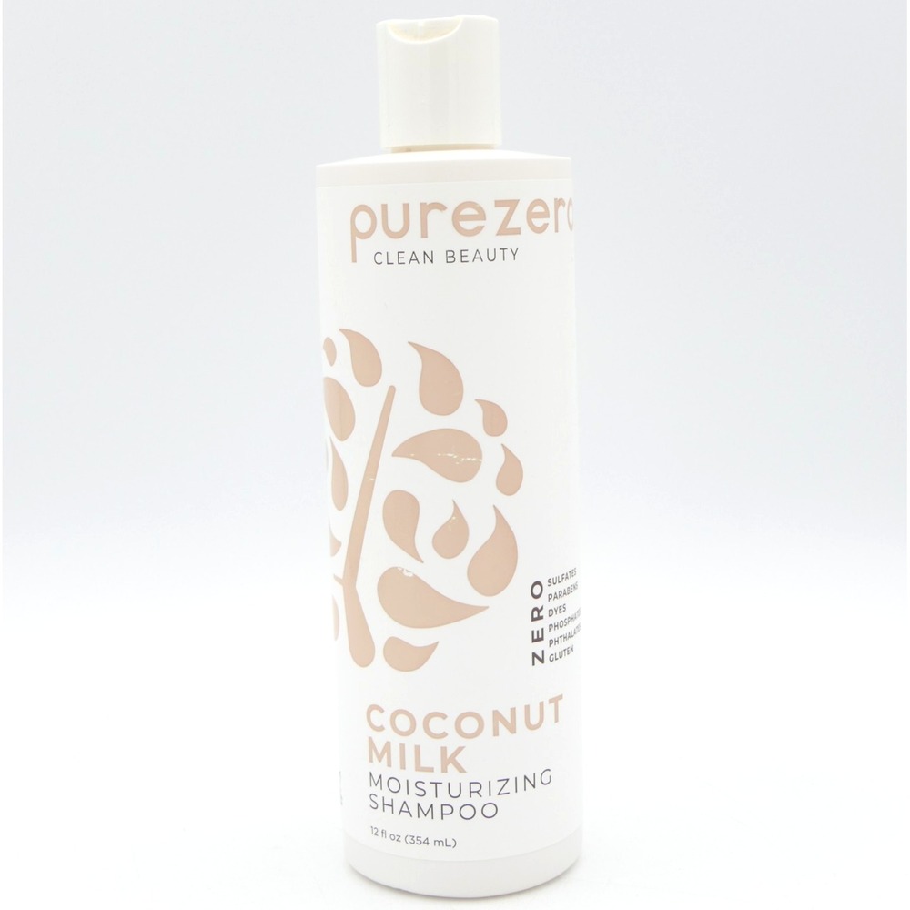 Purezero Coconut Milk Moisturizing Shampoo 12 fl oz Clean Beauty